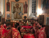 В действующем храме Чернобыльской зоны отслужили Заупокойную литургию
