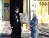 В СМОЛЕНСКИЙ ХРАМ ИКОНА ВЕРНУЛАСЬ СПУСТЯ 74 ГОДА
