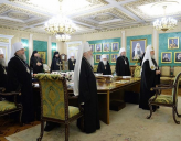 ЗАСЕДАНИЕ СВЯЩЕННОГО СИНОДА РУССКОЙ ПРАВОСЛАВНОЙ ЦЕРКВИ