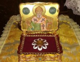 Ковчег с мощами Спиридона Тримифунтского