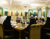 ЗАСЕДАНИЕ СВЯЩЕННОГО СИНОДА РУССКОЙ ПРАВОСЛАВНОЙ ЦЕРКВИ