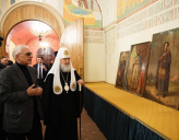 РУССКОЙ ЦЕРКВИ ПЕРЕДАНЫ ДЕСЯТЬ ДОРЕВОЛЮЦИОННЫХ ИКОН.