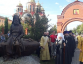 В ДОМОДЕДОВО УСТАНОВЛЕН ПАМЯТНИК АРХИМАНДРИТУ АЛИПИЮ (ВОРОНОВУ)