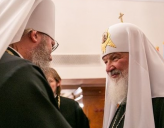 Управделами УПЦ поздравил Патриарха с годовщиной монашеского пострига