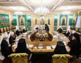 ЗАСЕДАНИЕ СВЯЩЕННОГО СИНОДА РУССКОЙ ПРАВОСЛАВНОЙ ЦЕРКВИ