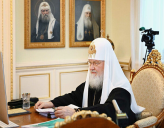 СВЯТЕЙШИЙ ПАТРИАРХ КИРИЛЛ ВОЗГЛАВИЛ РАБОТУ ЗАСЕДАНИЕ СВЯЩЕННОГО СИНОДА