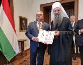 ВИКТОР ОРБАН УДОСТОЕН ВЫСШЕЙ НАГРАДЫ СЕРБСКОЙ ПРАВОСЛАВНОЙ ЦЕРКВИ