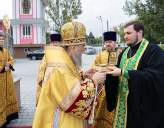 КОВЧЕГ С МОЩАМИ ПРЕПОДОБНОГО СЕРГИЯ РАДОНЕЖСКОГО ПРИНЕСЕН В КАЗАХСТАН