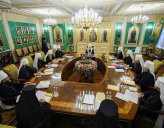 ЗАСЕДАНИЕ СВЯЩЕННОГО СИНОДА РУССКОЙ ПРАВОСЛАВНОЙ ЦЕРКВИ