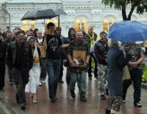 Более 50 байкеров-мотопаломников прибыли в Троице-Сергиеву Лавру
