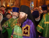 Божественная литургия в храме св. Иоанна Кронштадтского в Жулебино